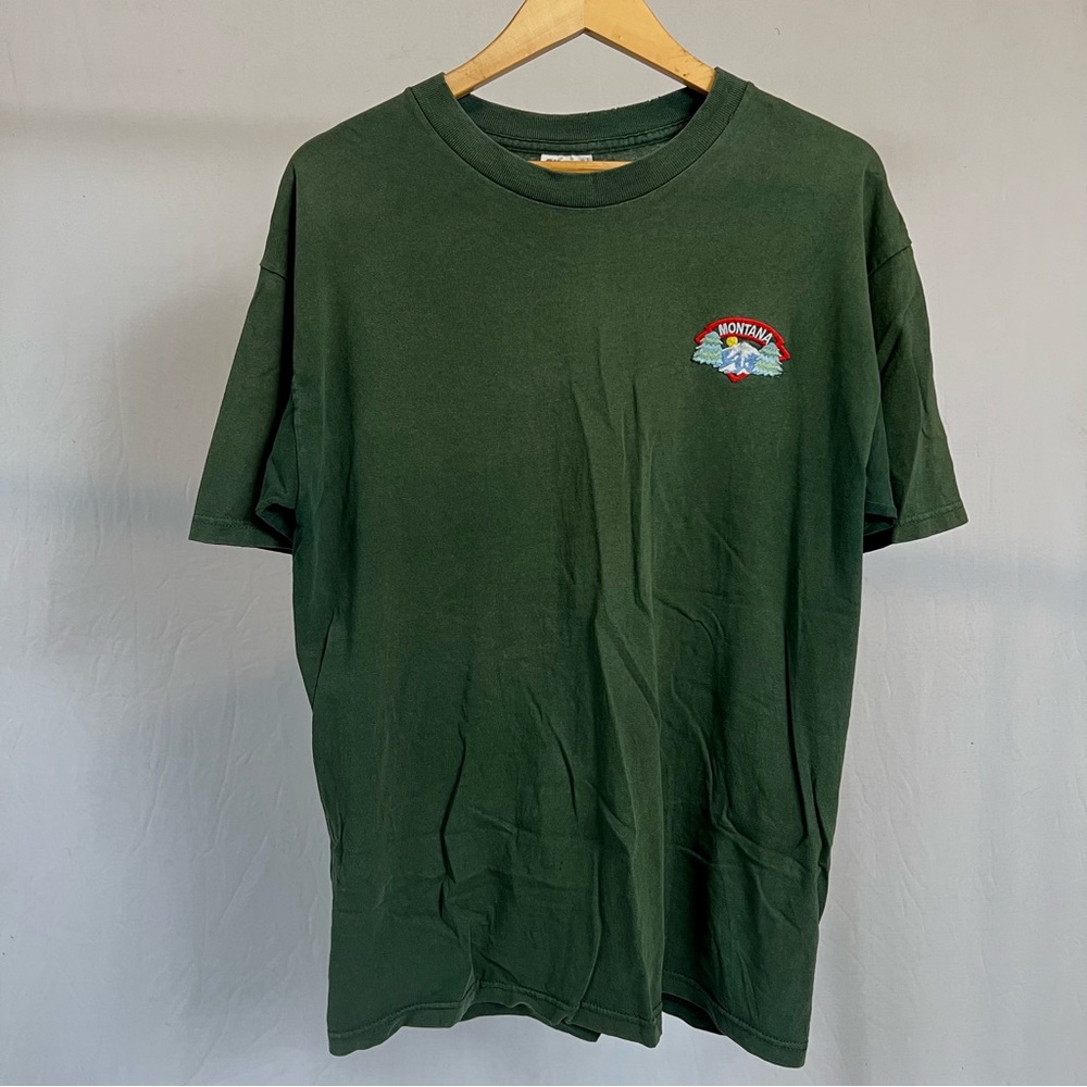 green montana tee